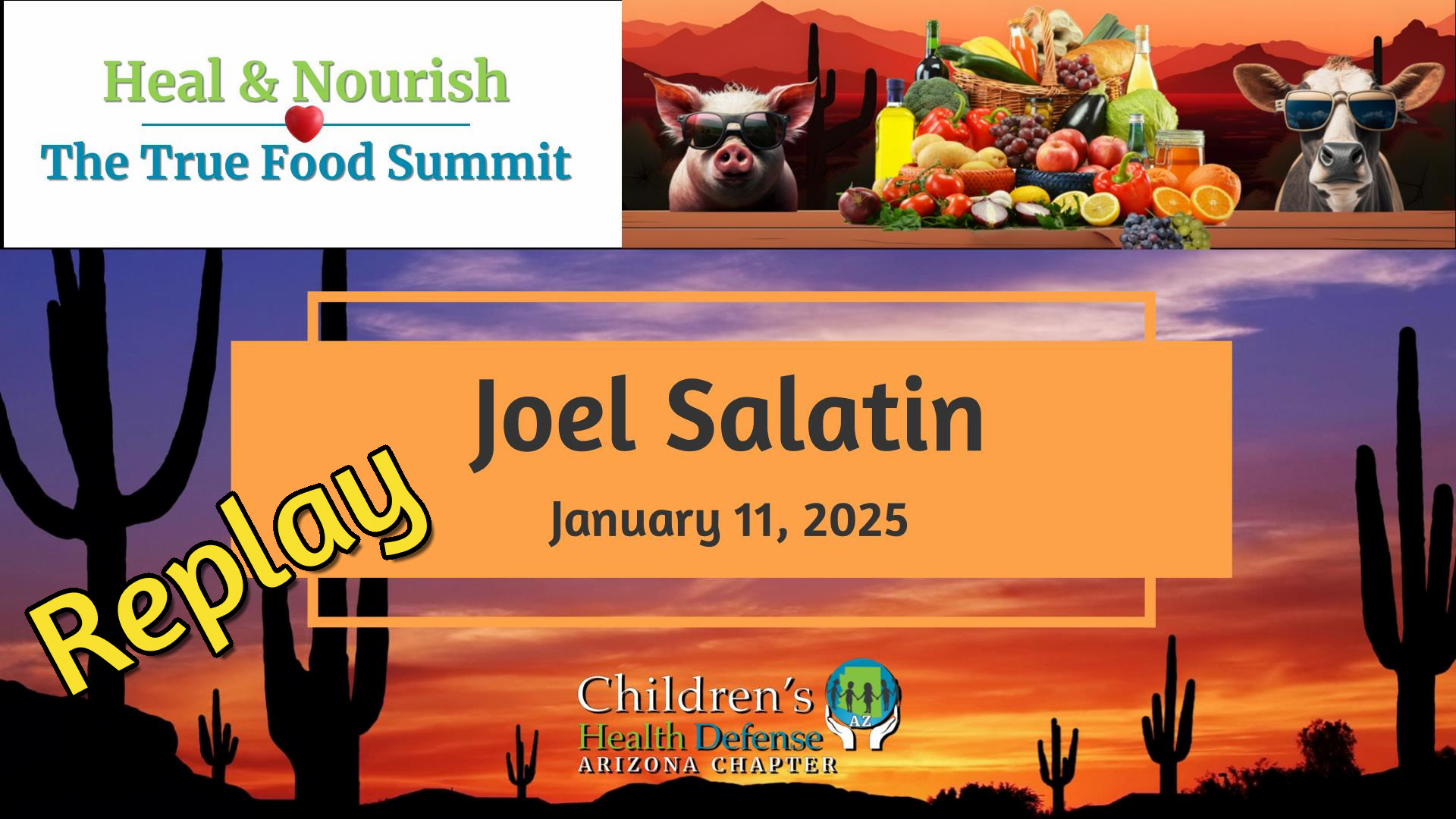 Replay Premiere of The True Food Summit