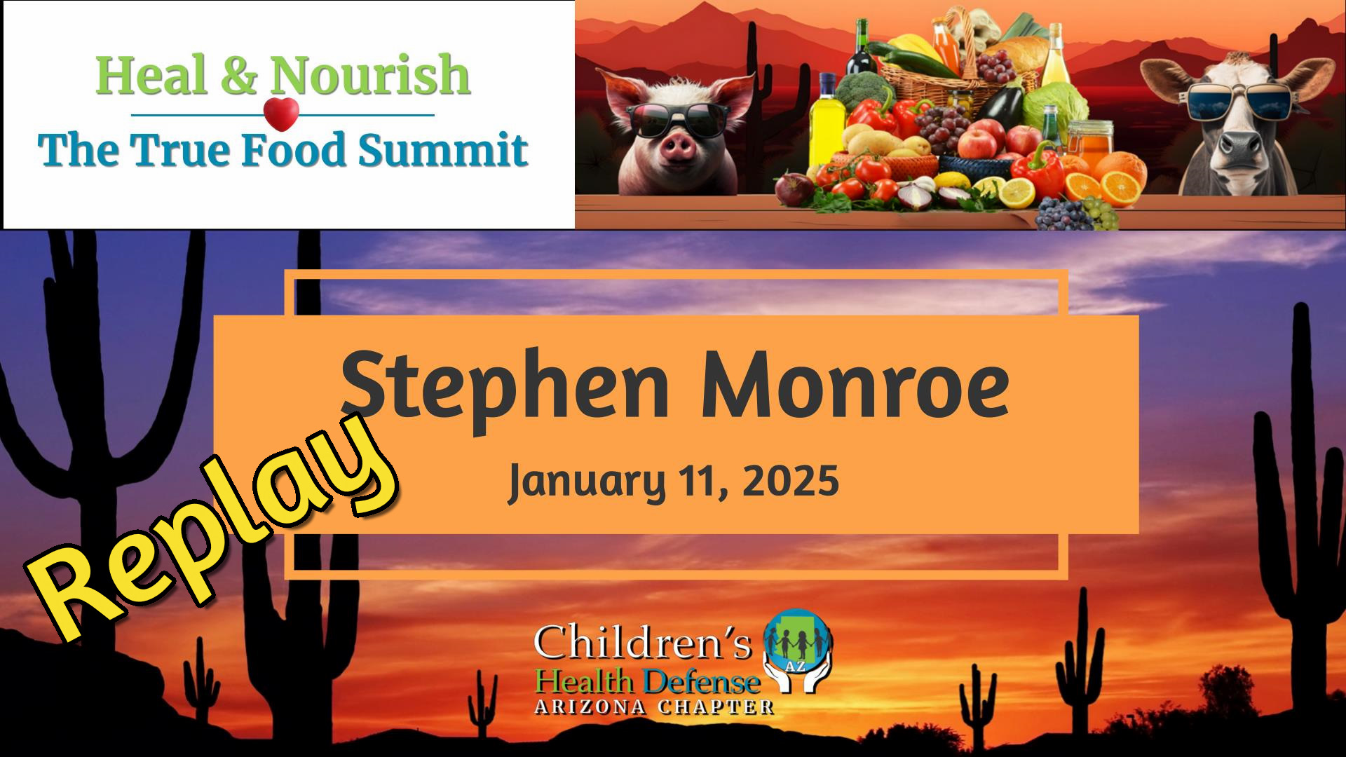 Replay Premiere of The True Food Summit